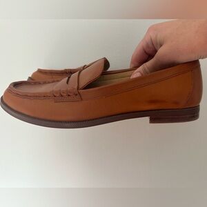 J Crew Leather Penny Loafers
